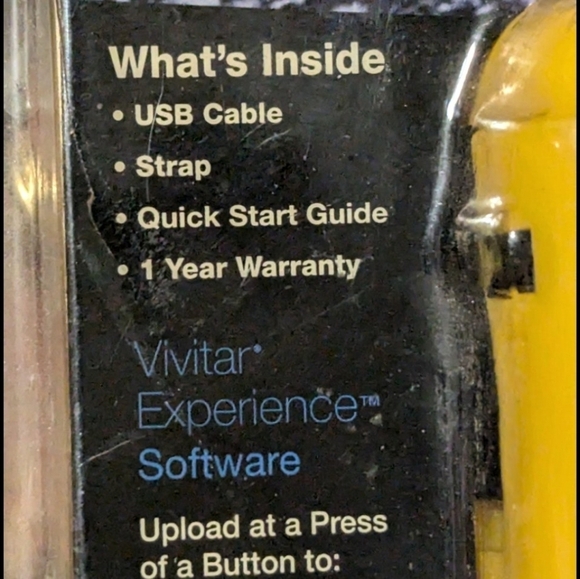 Vivatar underwater camera 2009 vintage yellow - Picture 6 of 16
